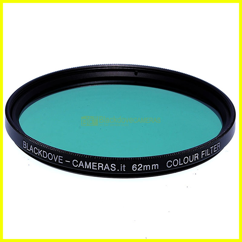62mm. Filtro colorato verde Blackdove-cameras innesto a vite M62 lens filter