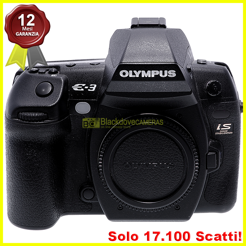 Olympus E-3 Fotocamera digitale reflex formato 4/3 10,1 Mp Sensore stabilizzato.