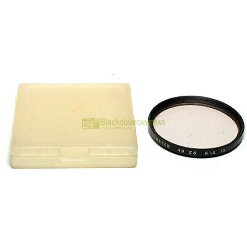 49mm. filtro skylight Bewetar per obiettivi con filetto M49 con custodia