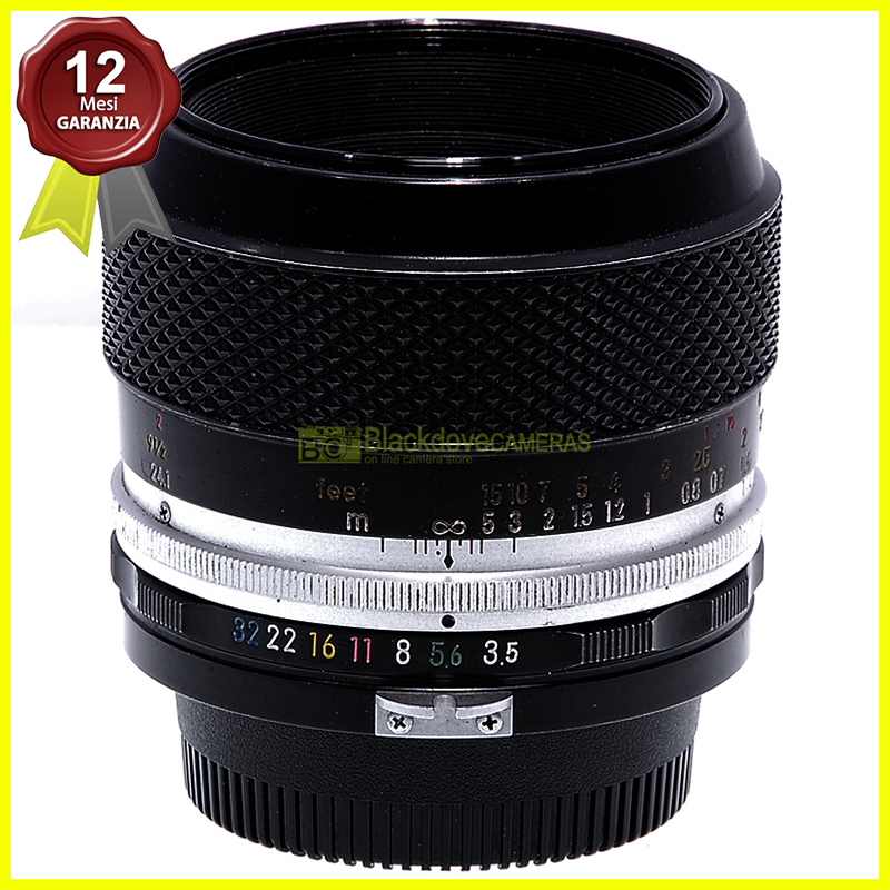 Nikon Micro Nikkor 55mm f3,5 obiettivo per fotocamere innesto F a forcella