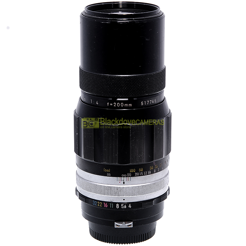 Nikon Nippon Kogaku Nikkor Japan Q Auto 200mm. f4