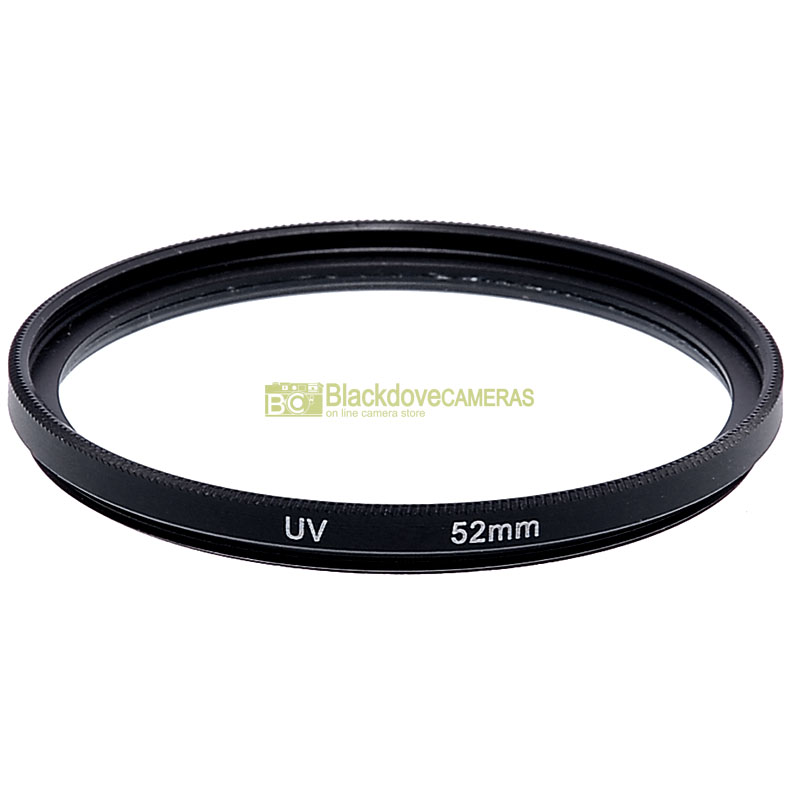 52mm Filtro UV per obiettivi a vite con filetto M52. Lens UltraViolet filter.