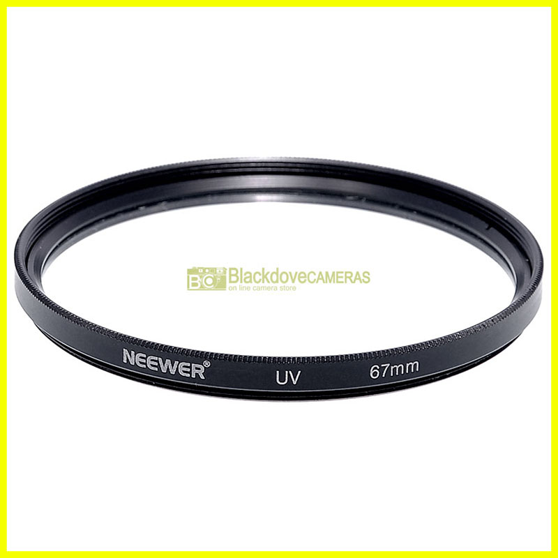 Filtre UV plus récent de 67 mm pour lentilles à visser à filetage M6. Filtre ultraviolet.