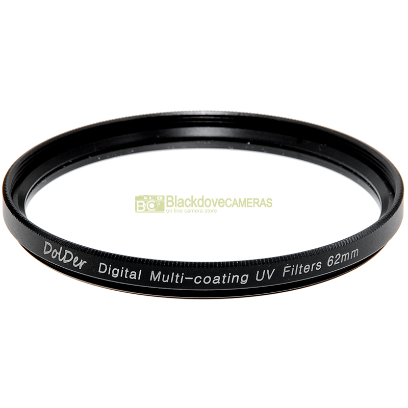 62mm Filtro UV Dolder MC per obiettivi a vite con filetto M62. UltraViolet.