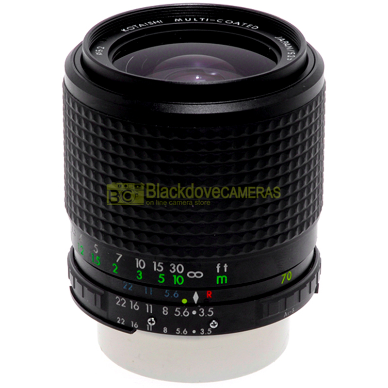 “Nikon AI-S zoom Kotaishi 35/70mm. f3,5-4,5 MC, utilizzabile su digitali.”