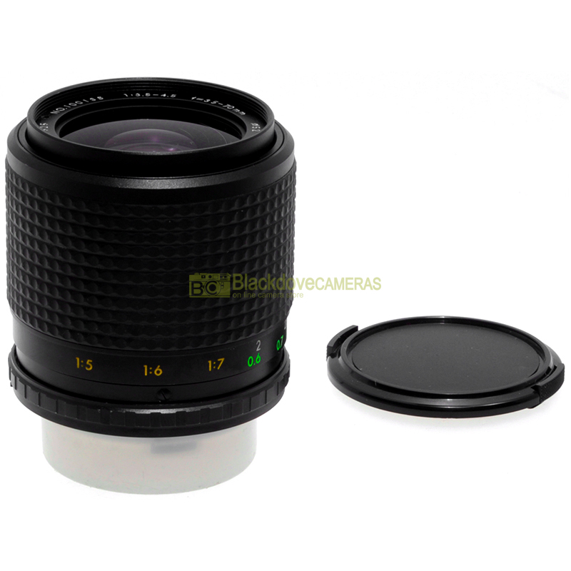 “Nikon AI-S zoom Kotaishi 35/70mm. f3,5-4,5 MC, utilizzabile su digitali.”
