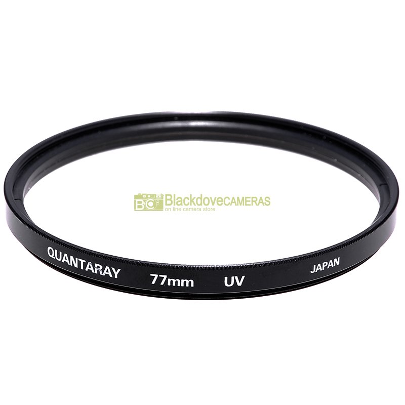 77mm UV Ultra violet Quantaray screw M77 Ultraviolet lens filter.