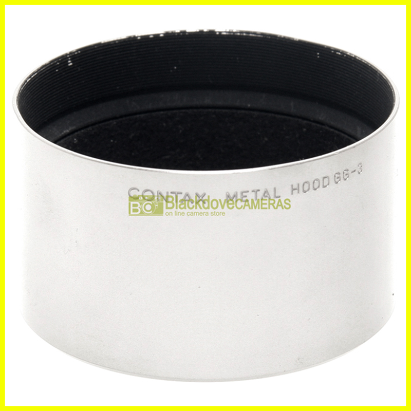 “Contax Paraluce originale Metal Hood GG-3 champagne per obiettivo 90mm. f2.8 G.”