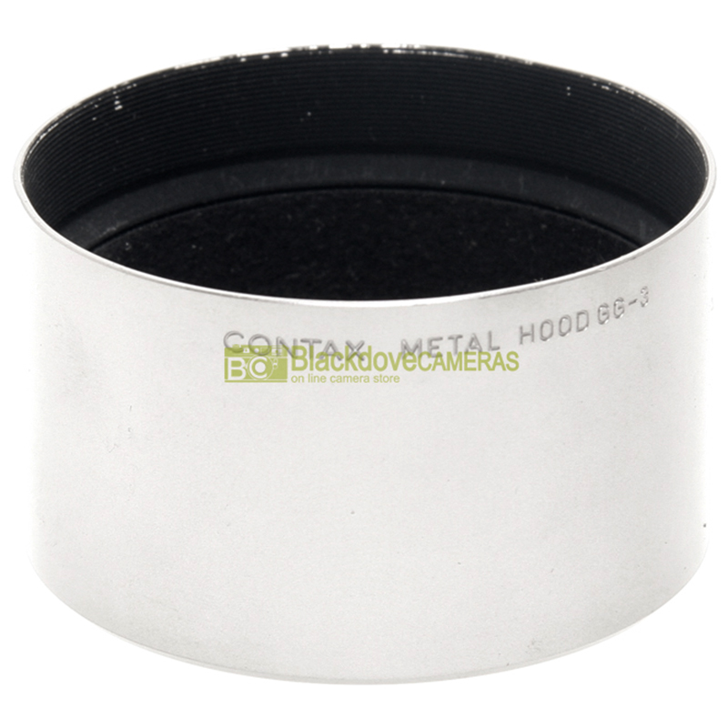 “Contax Paraluce originale Metal Hood GG-3 champagne per obiettivo 90mm. f2.8 G.”