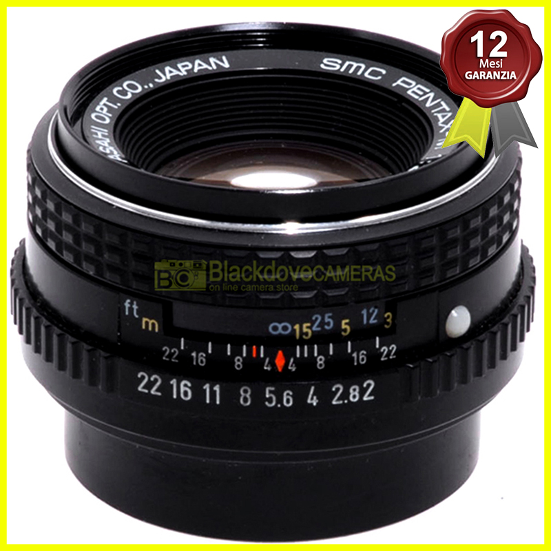Pentax M 50mm f2 SMC obiettivo per fotocamere digitali e analogiche Manual focus