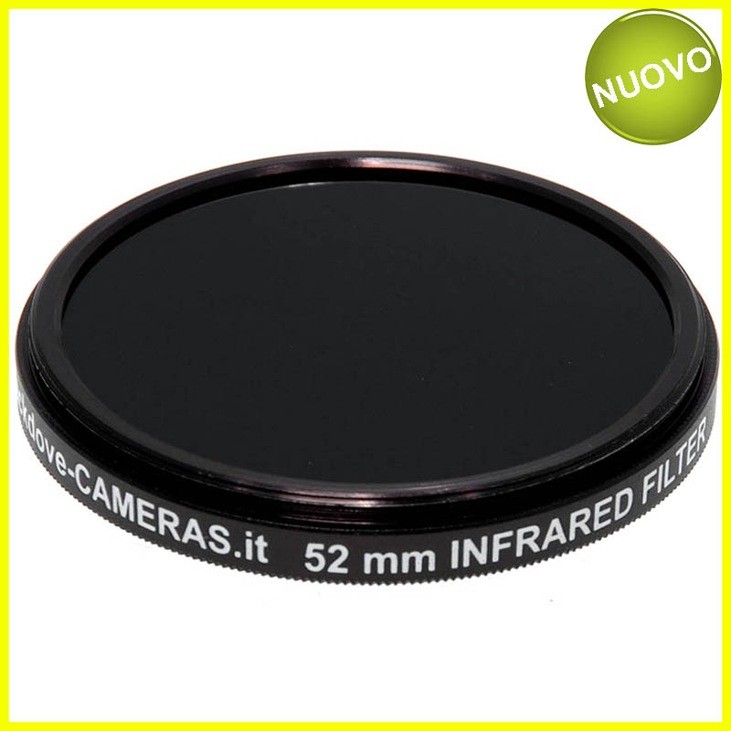 Filtro infrarosso 850nm 52mm Blackdove-cameras- Infrared filter 850 nm cut. IR