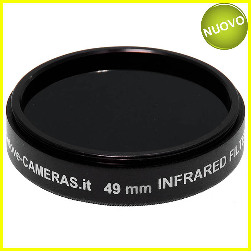 Filtro infrarosso 850nm 49mm Blackdove-cameras- Infrared filter 850 nm cut. 