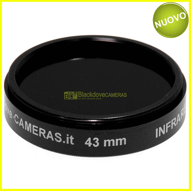 Filtro infrarosso 850nm 43mm Blackdove-cameras- Infrared filter 850 nm cut. 