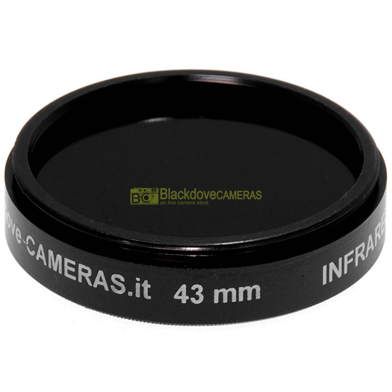 Filtro infrarosso 850nm 43mm Blackdove-cameras- Infrared filter 850 nm cut. 