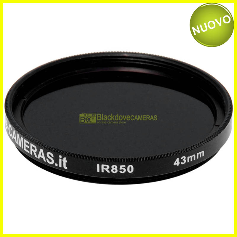 Filtro infrarosso 850nm 43mm Blackdove-cameras- Infrared filter 850 nm cut. 