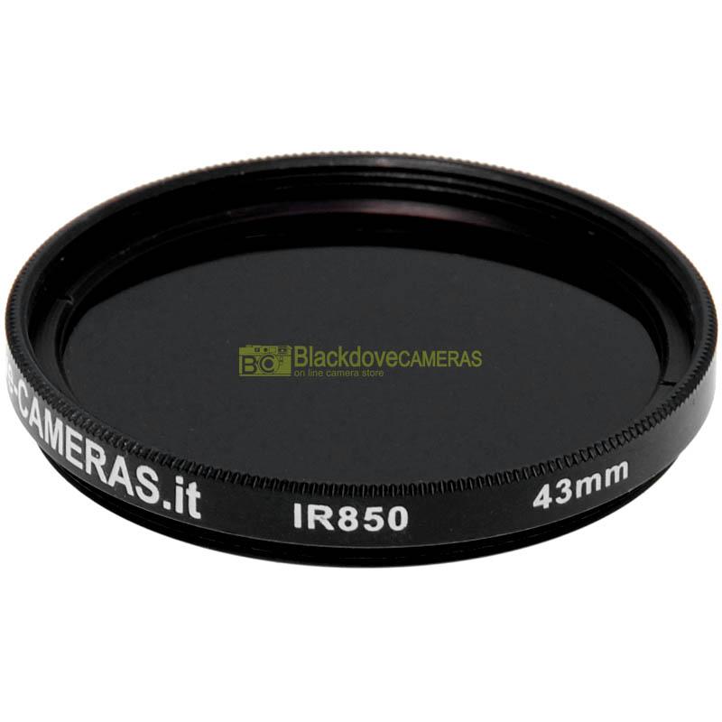 Filtro infrarosso 850nm 43mm Blackdove-cameras- Infrared filter 850 nm cut. 