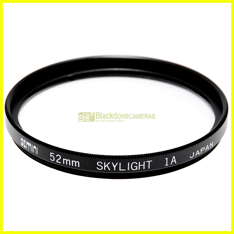 52mm Filtro Skylight 1A Gemini a vite M52. Photo lens Sky Light filter