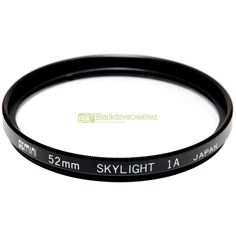 52mm Filtro Skylight 1A Gemini a vite M52. Photo lens Sky Light filter