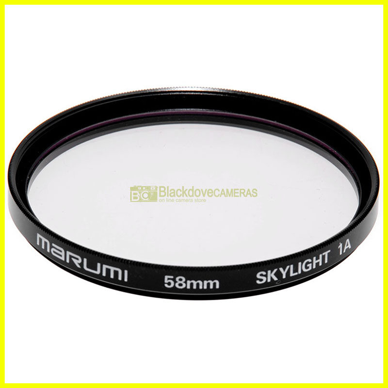 58mm Filtro Skylight 1A Marumi a vite M58. Photo lens Sky Light filter