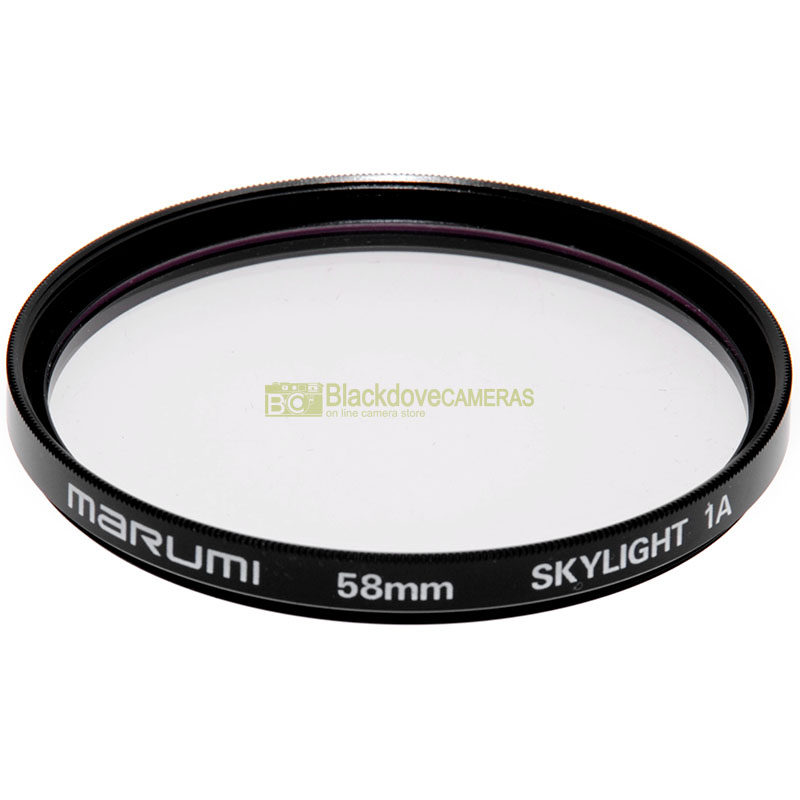 58mm Filtro Skylight 1A Marumi a vite M58. Photo lens Sky Light filter