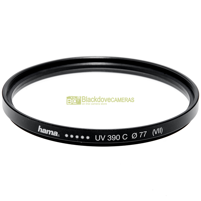 77mm Filtro UV 390 C (VII) Hama a vite M77. Lens UltraViolet photo filter