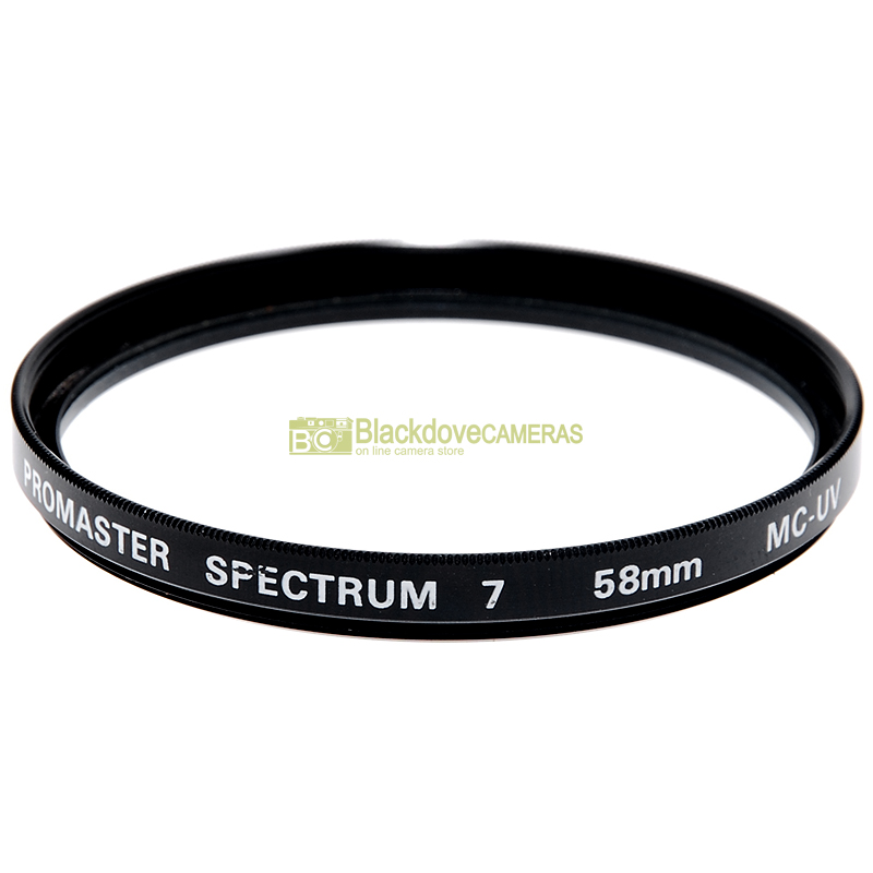 58mm Filtro UV MC Promaster Spectrum 7 a vite M58. Lens UltraViolet photo filter