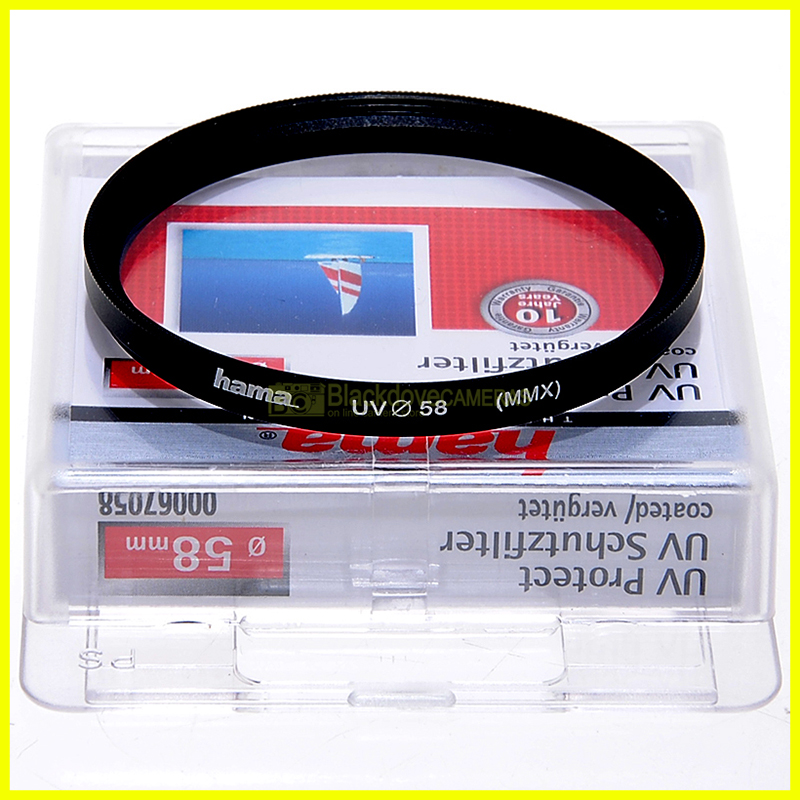 58mm UV-Filter (MMX) Hama Schraube M58. Objektiv UV-Fotofilter