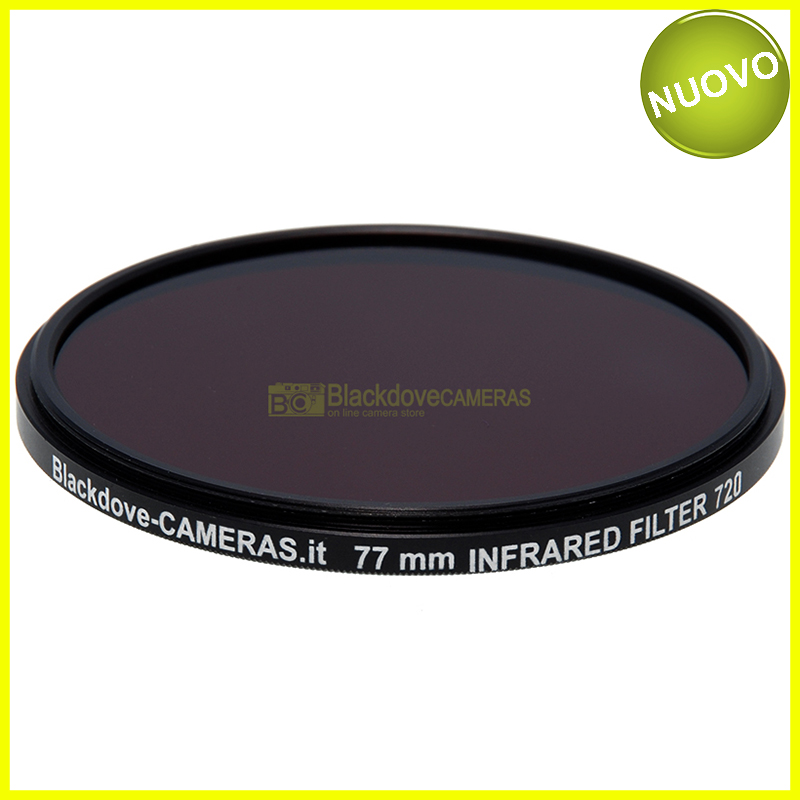 Filtro infrarosso 720nm 77mm Blackdove-cameras- Infrared filter 720 nm cut. IR