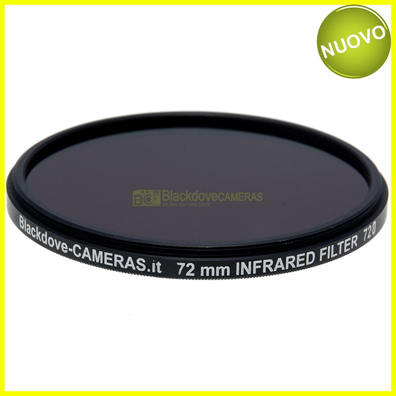 Filtro infrarosso 720nm 72mm Blackdove-cameras- Infrared filter 720 nm cut. IR