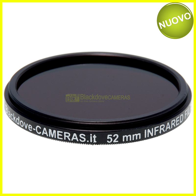 Filtro infrarosso 720nm 52mm Blackdove-cameras- Infrared filter 720 nm cut. IR