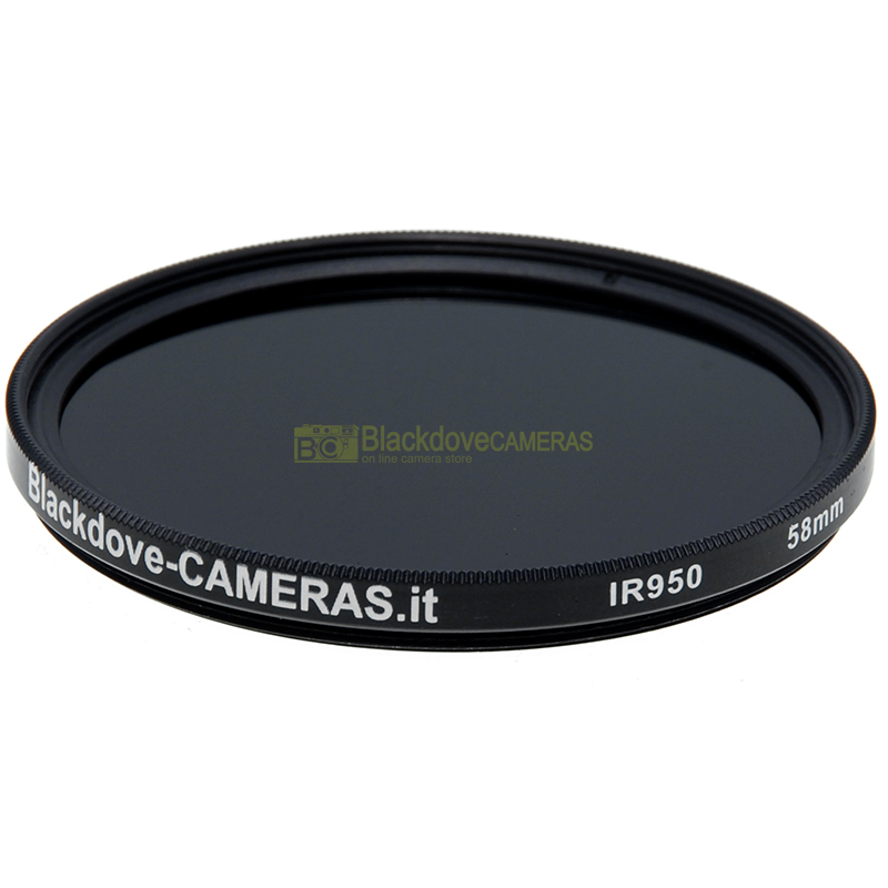 Filtro infrarosso 950nm 58mm Blackdove-cameras Infrared filter 950 nm cut