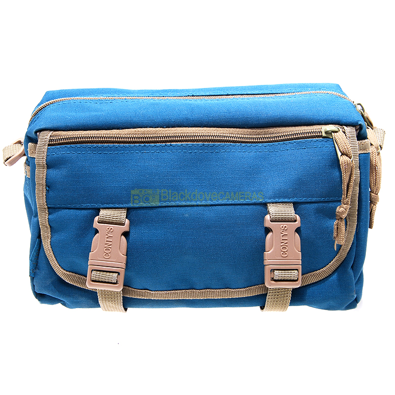 Borsa - marsupio Conty's per fotocamere obiettivi e accessori cm 7x15x24 interno