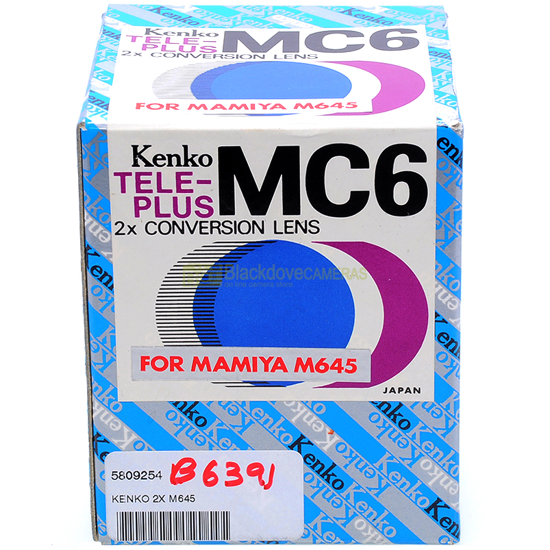 Moltiplicatore di focale 2x Kenko Teleplus MC6 per fotocamere Mamiya M645 6x4,5