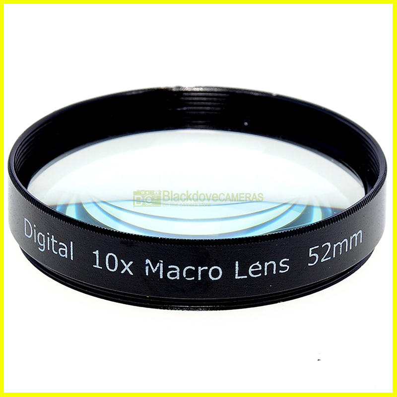 52mm. aggiuntivo macro +10 diottrie per obiettivi a vite M52 Closeup lens