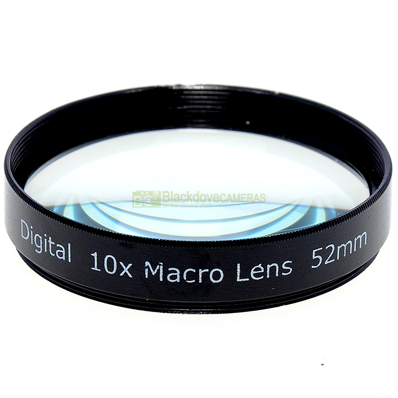 52mm. aggiuntivo macro +10 diottrie per obiettivi a vite M52 Closeup lens