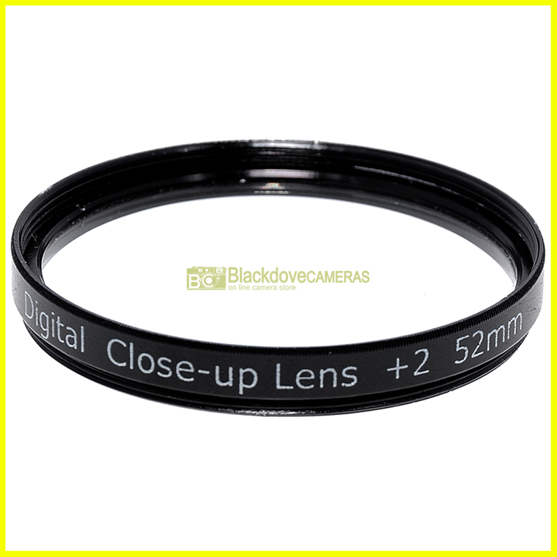 52mm. aggiuntivo macro +2 diottrie per obiettivi a vite M52 Closeup lens