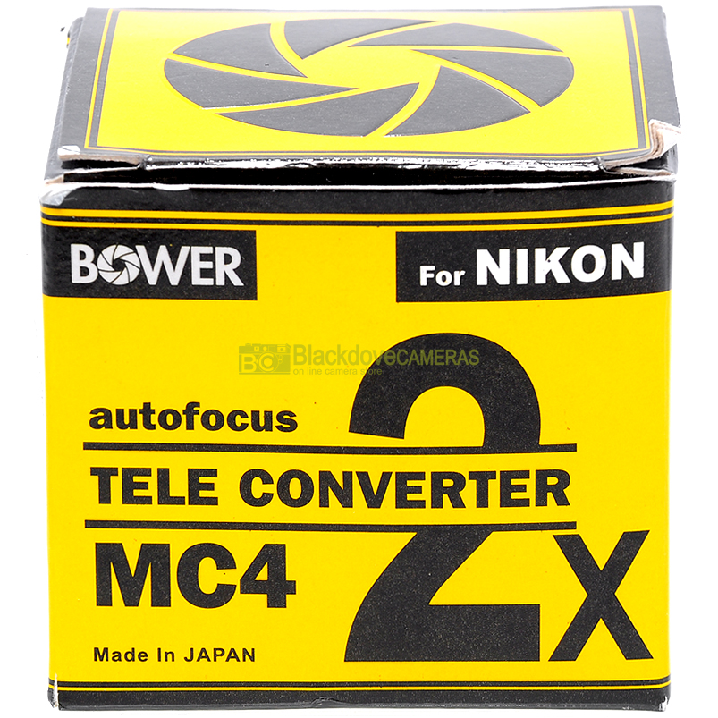 Moltiplicatore focale 2x Bower Tele Converter MC4 per obiettivi Nikon AF
