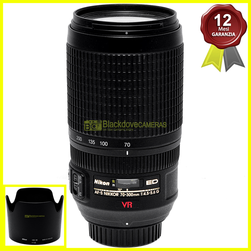 Nikon AF-S Nikkor 70/300mm f4,5-5,6 G ED VR