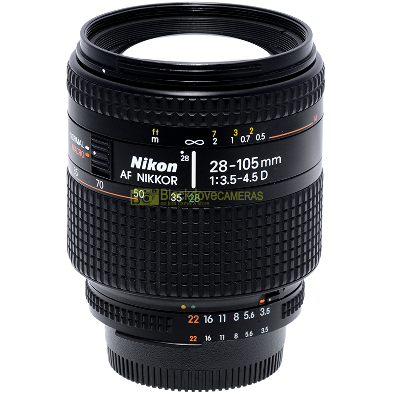Obiettivo Nikon AF-D Nikkor 28/105mm f3,5-4,5 macro usato per fotocamere reflex
