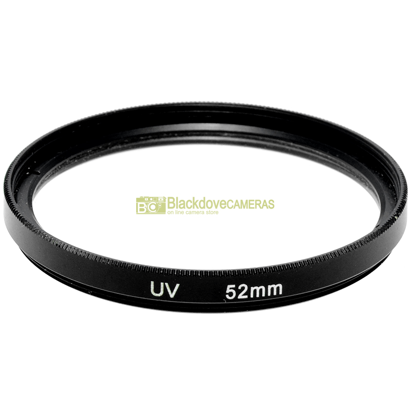 52mm Filtro UV a vite M52. Ultra Violet camera lens filter.