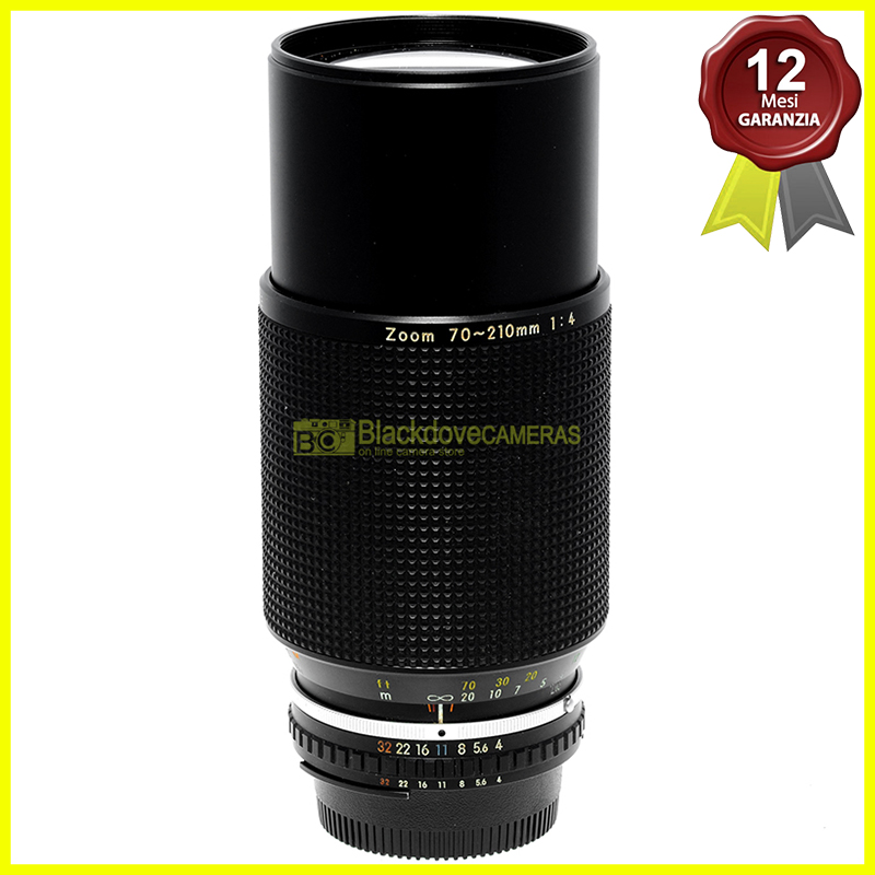 Obiettivo Nikon AI-s zoom Nikkor 70/210mm f4 E per fotocamere reflex 