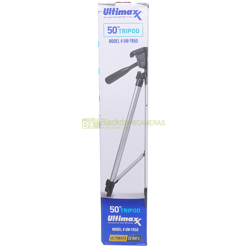 Treppiede Ultimaxx 50 Tripod. Cavalletto per fotocamere cm. 42/120. Cavalletto