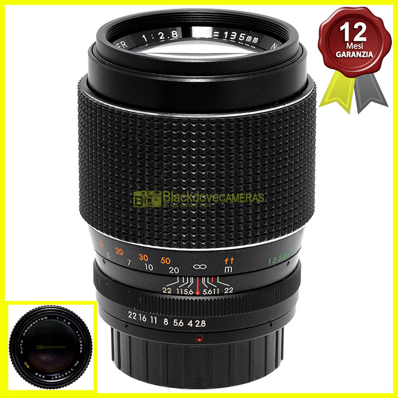 Promaster 135mm f2,8 MC Auto Tele obiettivo per fotocamere a vite M42 (42x1) 