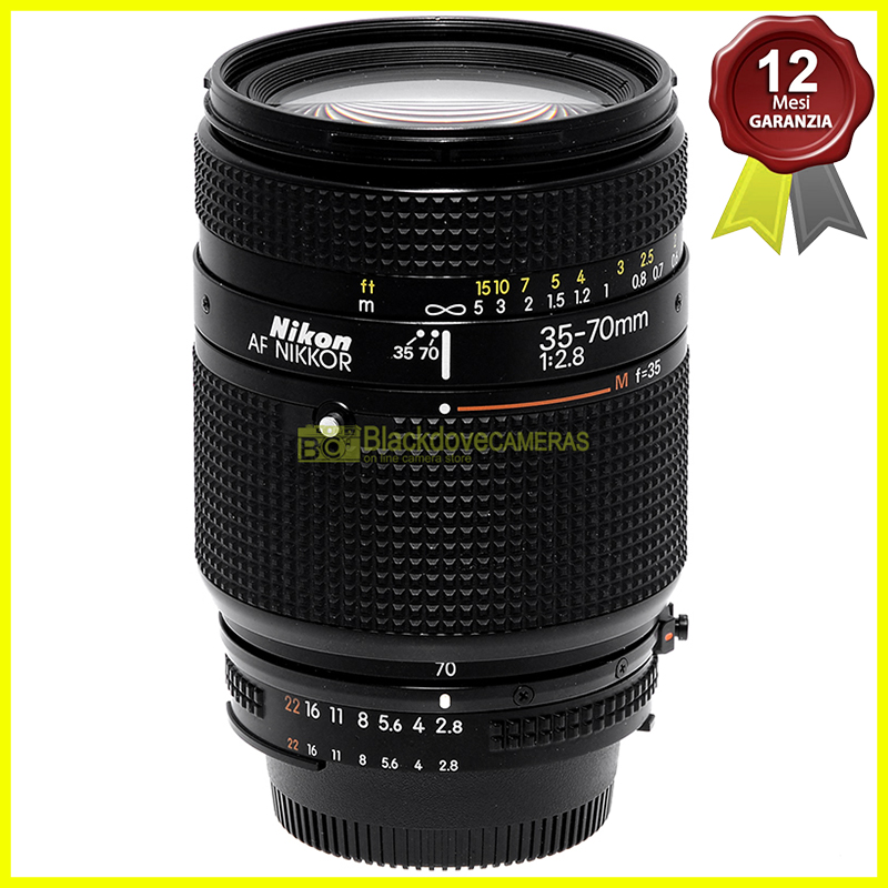 Nikon AF zoom Nikkor 35/70mm. f2,8 obiettivo full frame per reflex. Revisionato!