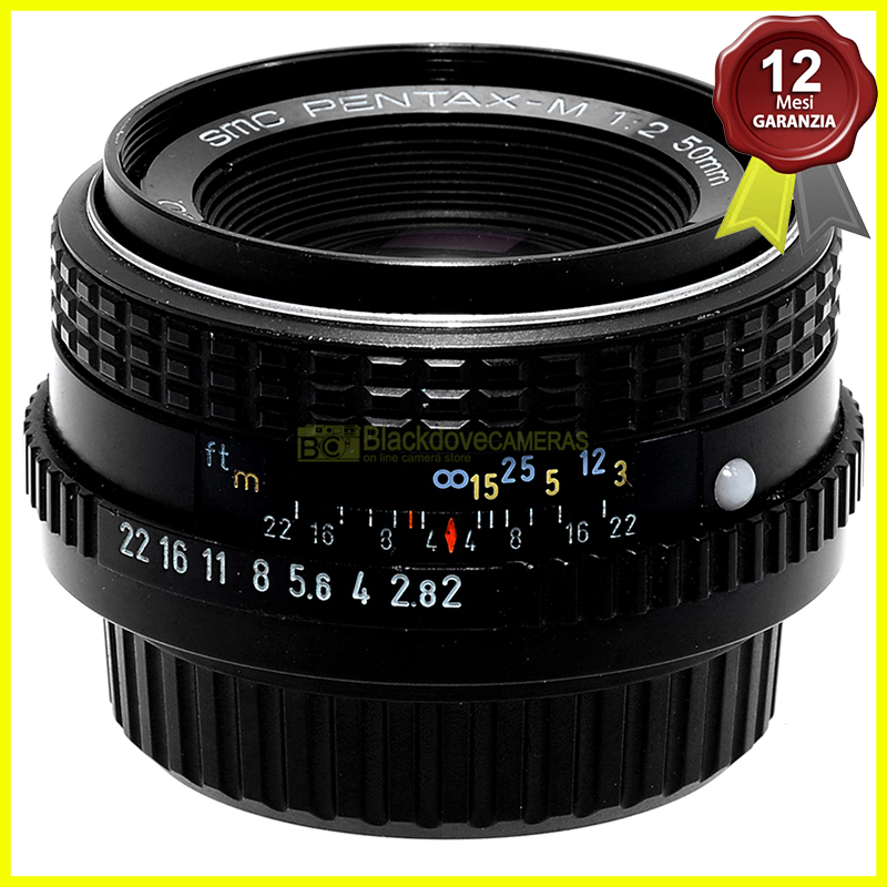 Pentax M 50mm f2 SMC obiettivo per fotocamere digitali e analogiche Manual focus