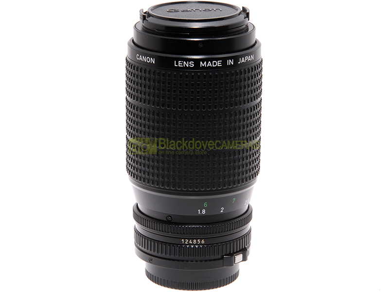 “Canon FD 75/200mm f4.5 Macro obiettivo per fotocamere a pellicola manual focus”