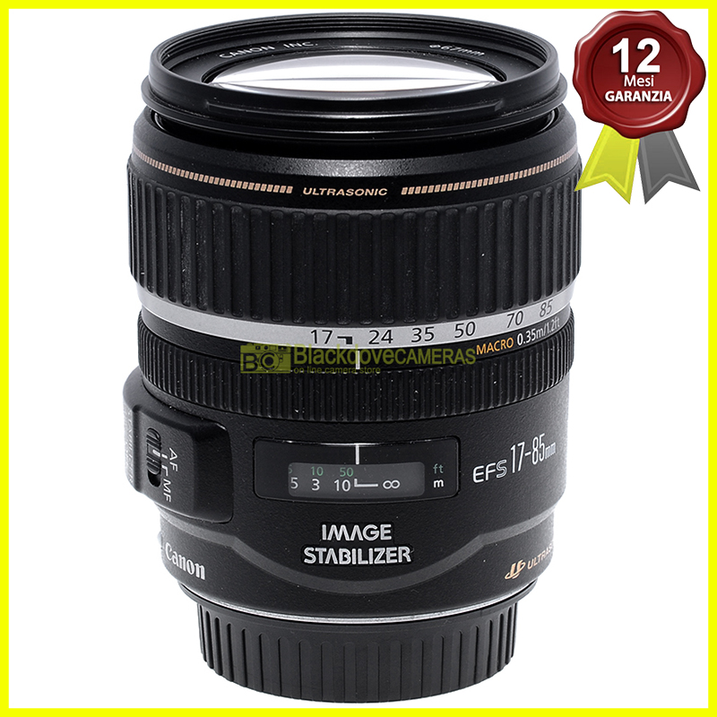 Canon EF-S 17/85mm. f4-5,6 IS USM AF. Obiettivo autofocus per reflex digitali