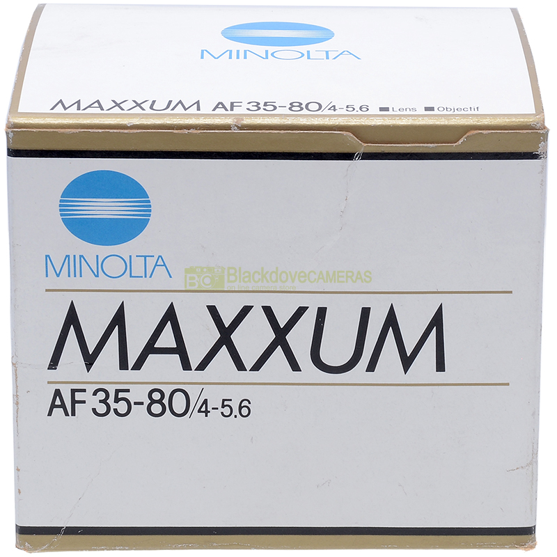 “Minolta AF zoom 35/80mm f4-5,6 macro A-Mount Sony Alpha e Konica Minolta ”