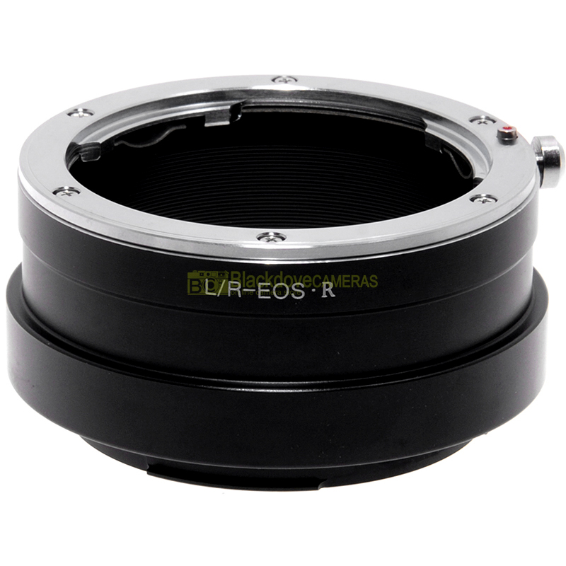“Adapter per obiettivi Leica R su fotocamera Canon EOS R mirrorless. Adattatore.”