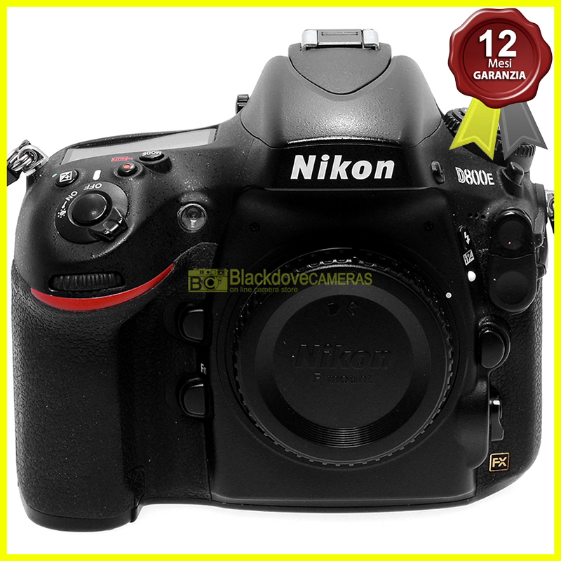 Nikon D800E body fotocamera reflex digitale usata 36Mp. Macchina fotografica.